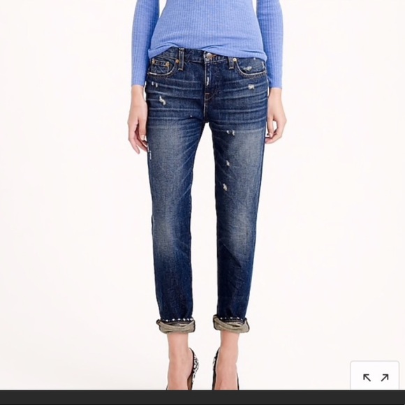 J. Crew Denim - J Crew Broken in Boyfriend Jeans